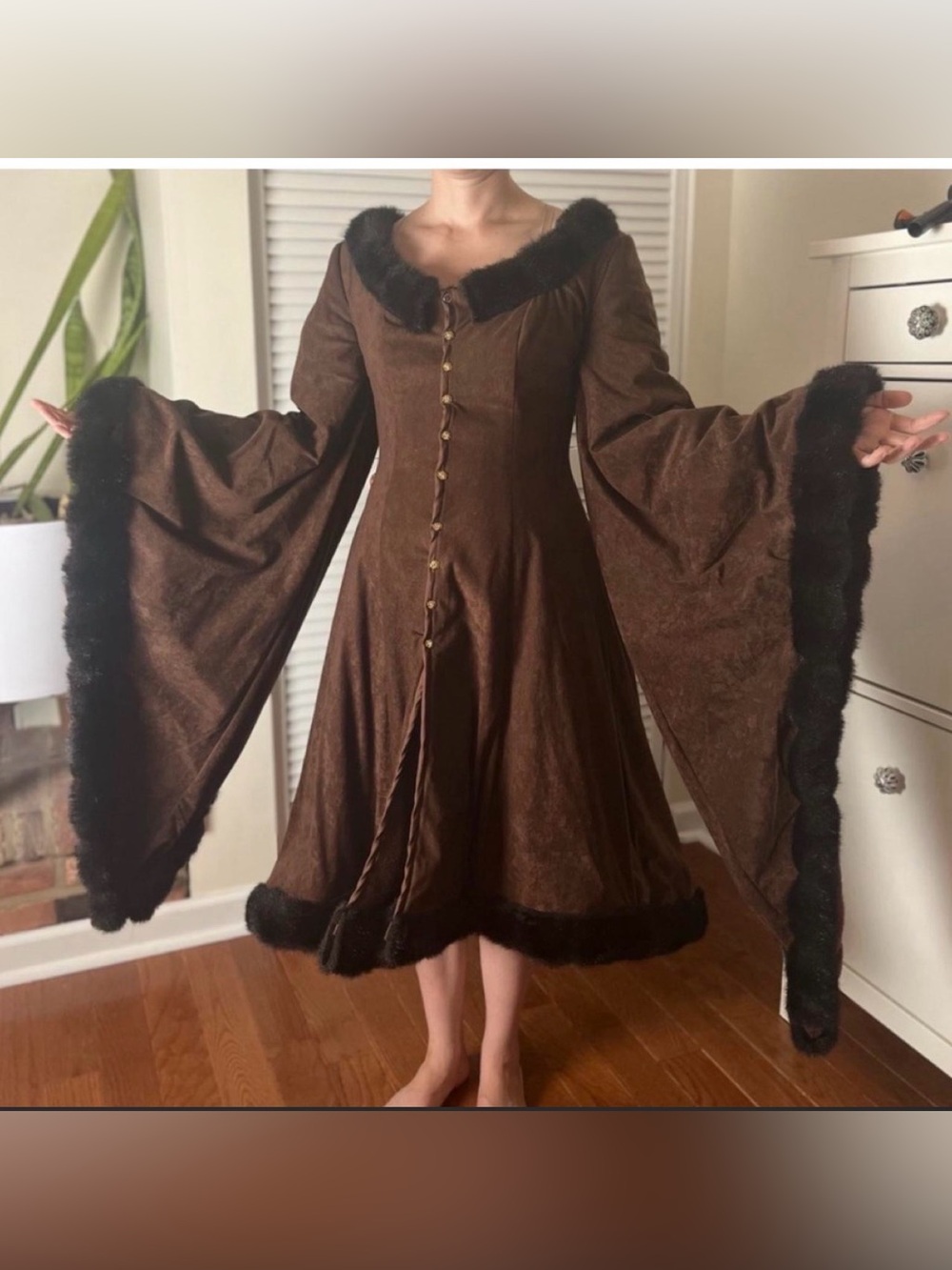 Lotr eowyn travel coat road to helms deep